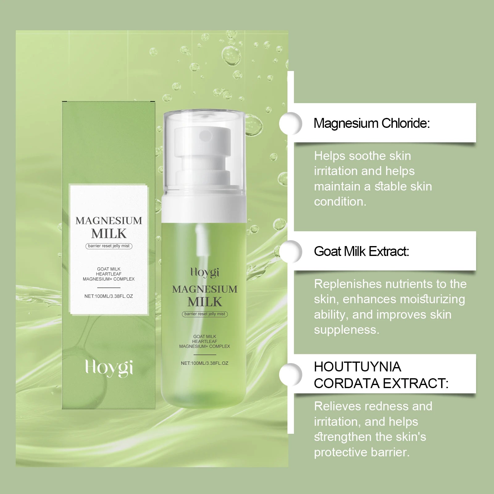 Hoygi Jelly Toner Spray – Soothing Face Mist for Sensitive Skin Facial Toner Spray Zpaxo