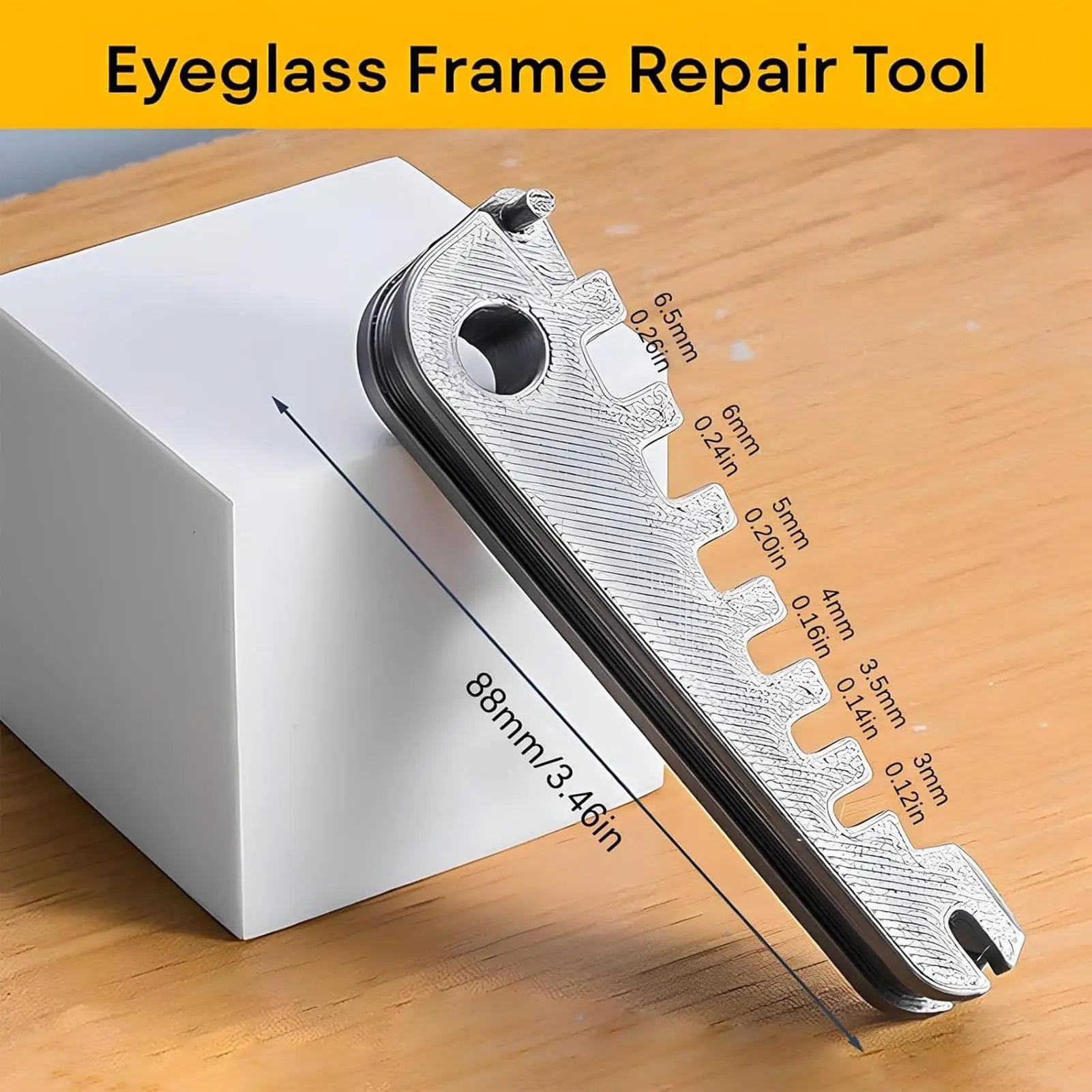 Eyeglass Frame Adjustment Tool – Temple & Nose Pad Bender Eyeglass Repair Tool Zpaxo