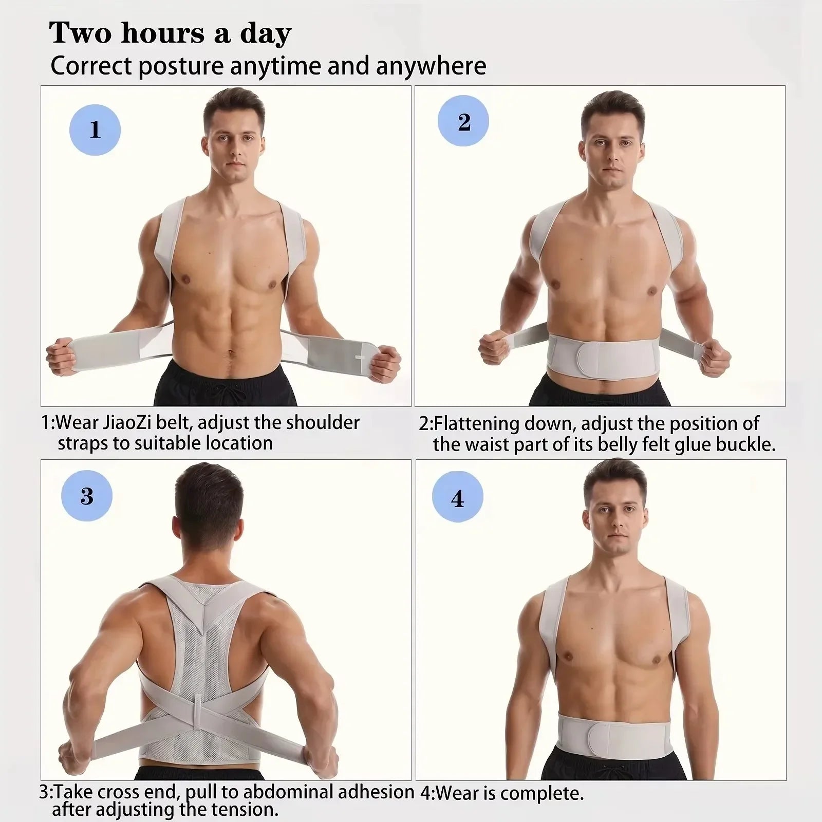 Adjustable Lumbar Posture Corrector – Back & Spine Support Brace Posture Corrector Brace Zpaxo