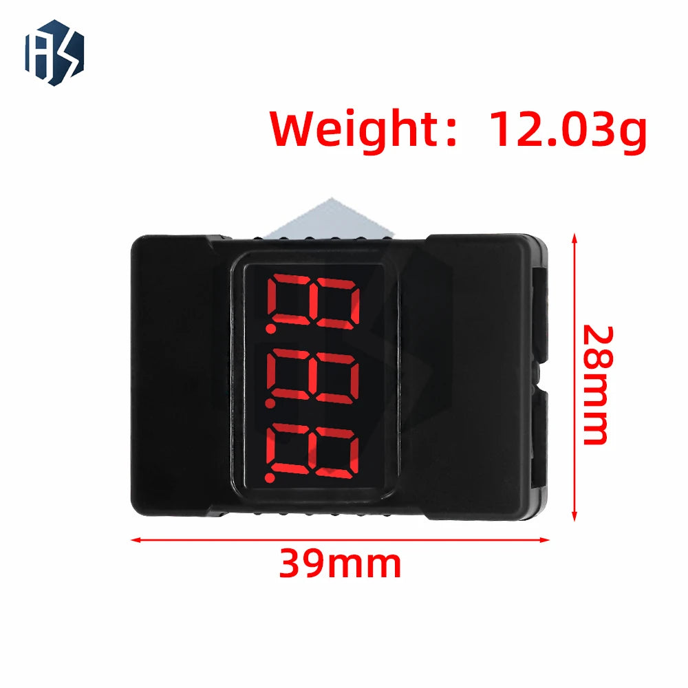 EGBO F00872 2-in-1 1S-8S Lipo Battery Voltmeter Tester Dual Speakers Zpaxo