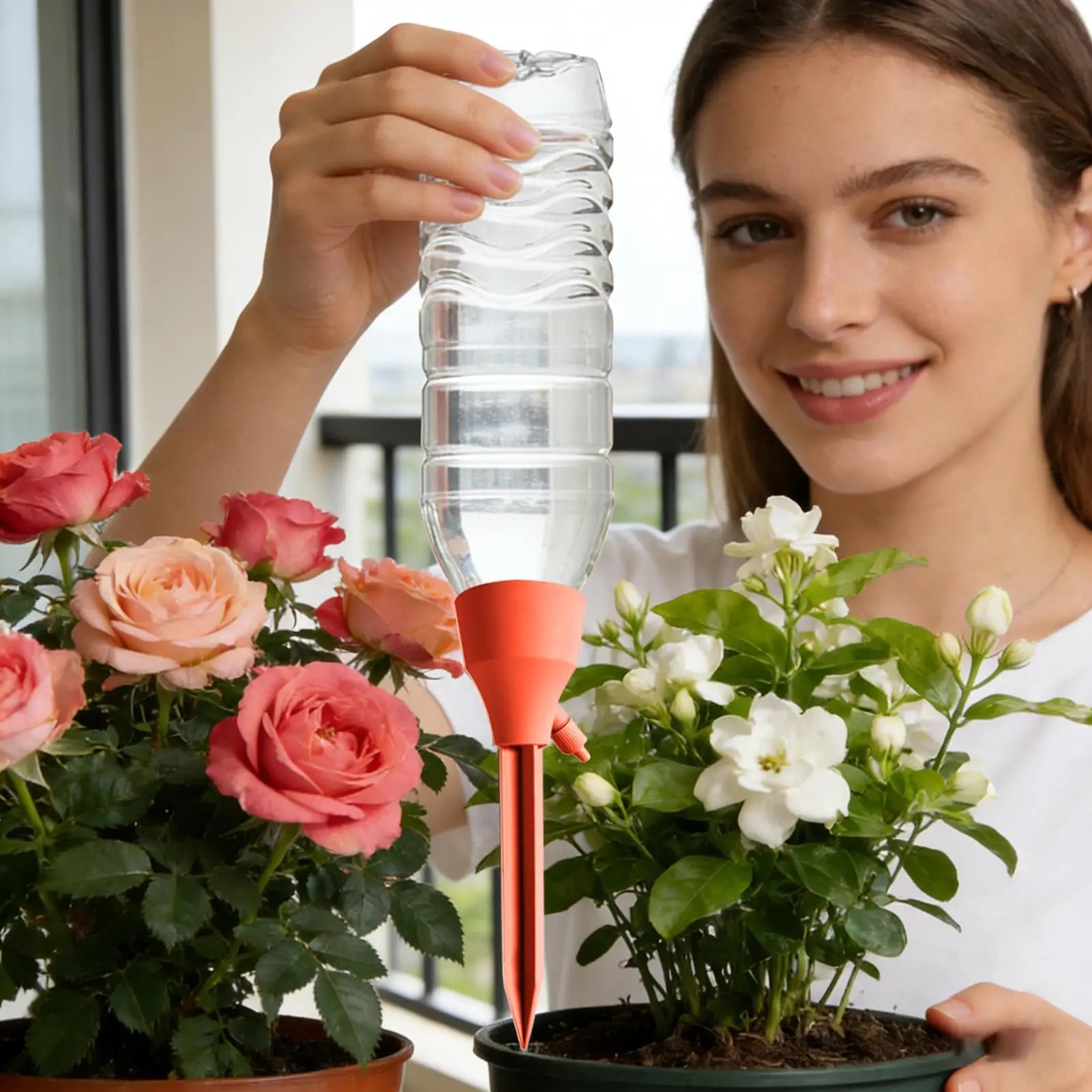 Automatic Plant Watering Spikes Self Devices Control Valve Potted
