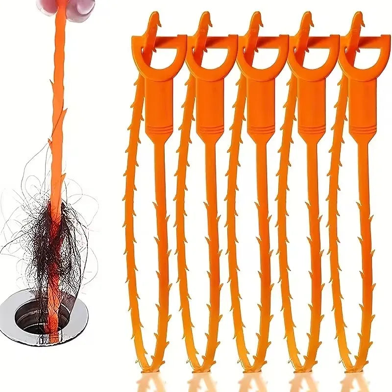 3 Drainage Blockage Remover Shower Clean Sink Snake Bathroom