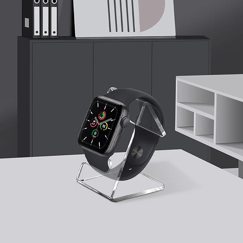 Jewelry Watch Rack Single Watch Display Holder Showcase Acrylic Watch Display Stands Clear Watch Holder Organizer Zpaxo