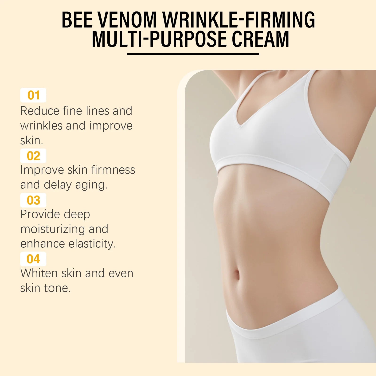 Hoygi Bee Venom Firming Cream – Anti-Aging & Lifting Body Cream Anti-Aging Body Cream Zpaxo