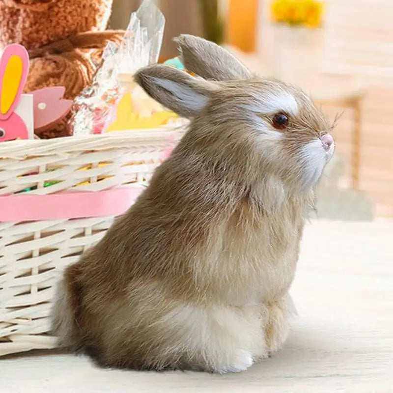 Stuffed Bunny Plush Easter Rabbit Ornament Baby Bunny Bedtime Stuffed Animal Plush Easter Stuffers Toy Decoration For Boys Girls Zpaxo