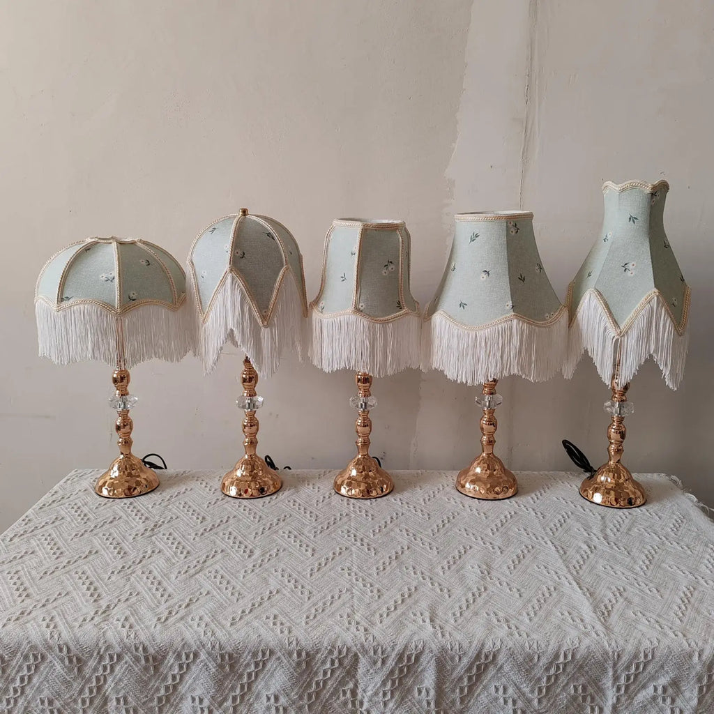 Tabletop Lamp Shade Tassel Floor Light Cover Creative Fabric Zpaxo