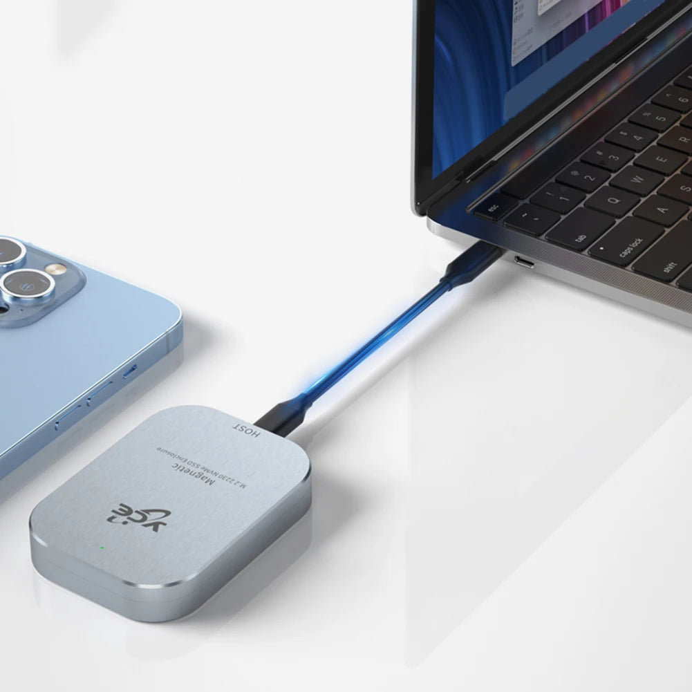 Magnetic M 2 NVMe 2230 External Enclosure 2TB Type-c Solid State