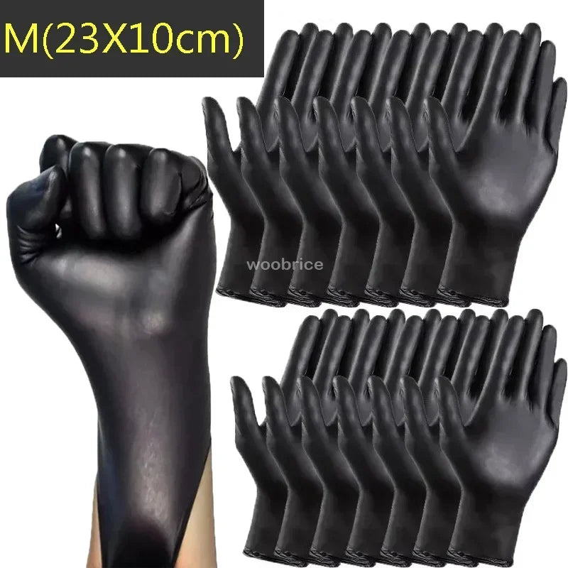200 Pieces Disposable Gloves Nitrile Gloves Food Grade Cooking Gloves Food Safe Food Grade Safety Glove Tattoo Special Glove Zpaxo M-23x10cm 20PCS (10 pairs)