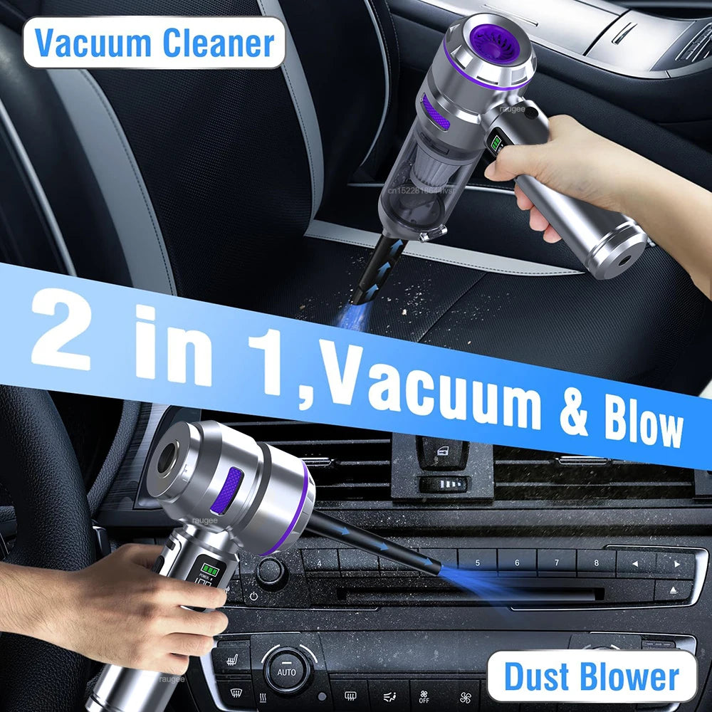 Car Vacuum Cleaner 17000Pa Powerful Portable Handheld Home Wireless