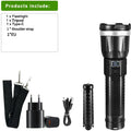 Zpaxo High Power Rechargeable LED Tactical Flashlight 5000m