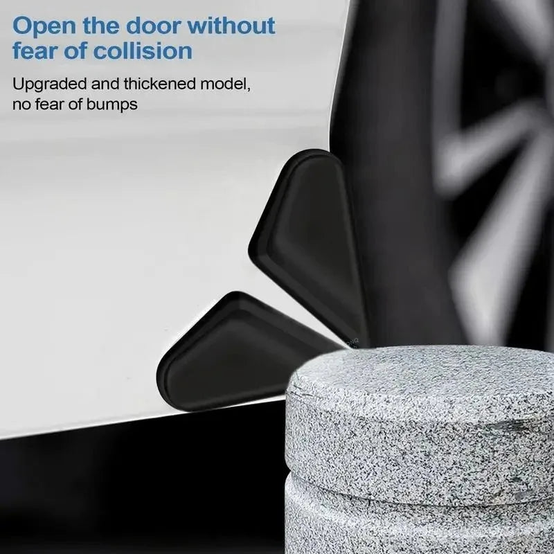 Car Door Corner Protectors Anti-Scratch PVC Covers 4-Pack Door Corner Protector Zpaxo
