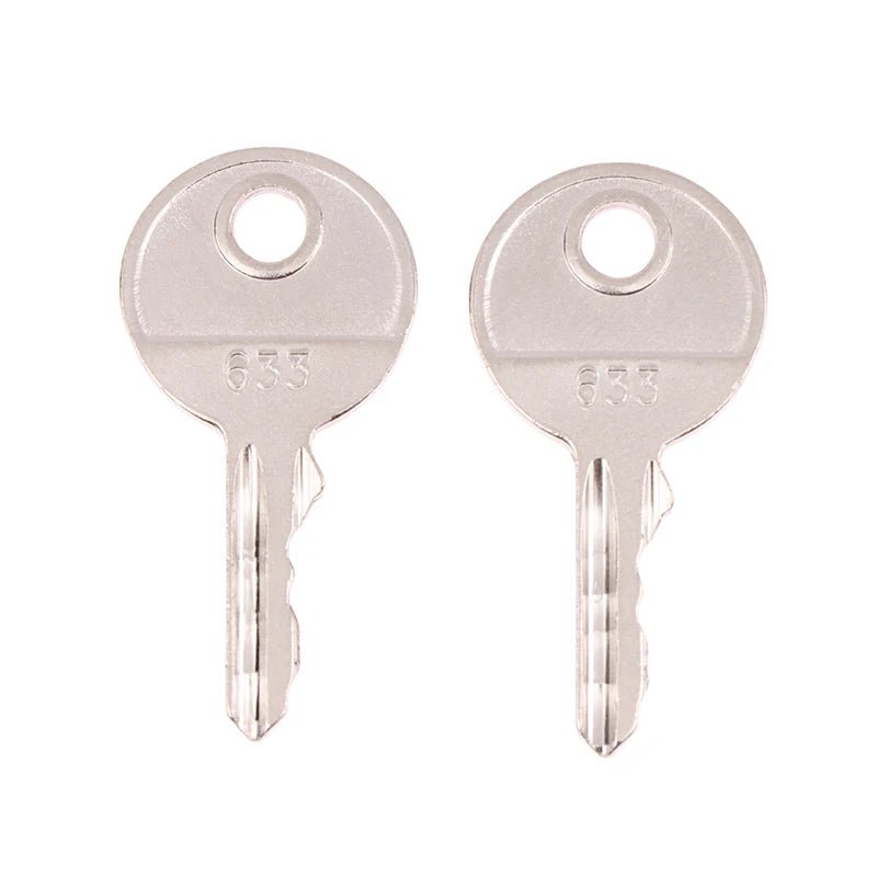 Linde Forklift Key 633 OEM 0009730434 – 2-Pack Metal Key