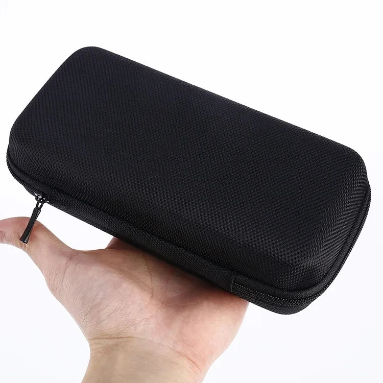Hard carry Case for Portable HDD SSD Box for Power Bank Storage Case Travel Travel Organizer Bag Cable digital accessories Bag Zpaxo black