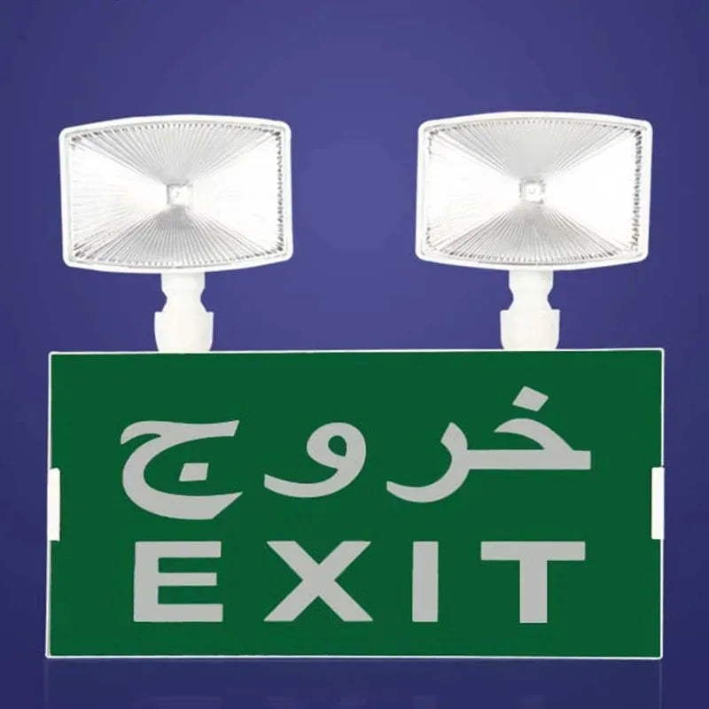 LED Emergency Exit Light – Fire Safety Indicator AC 200-240V Emergency Exit Light Zpaxo 1 6W