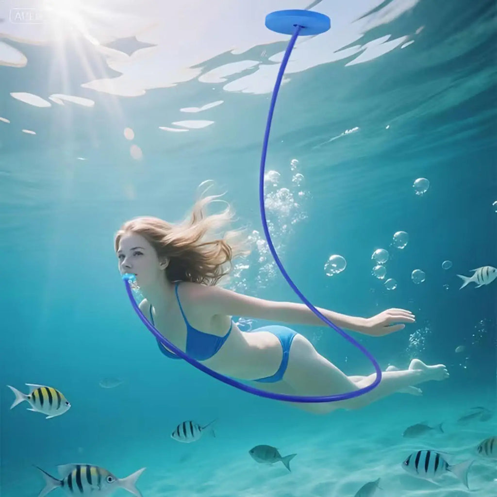 Full Face Dry Snorkel Diving Silicone Anti Leak Breathing Valve Deep