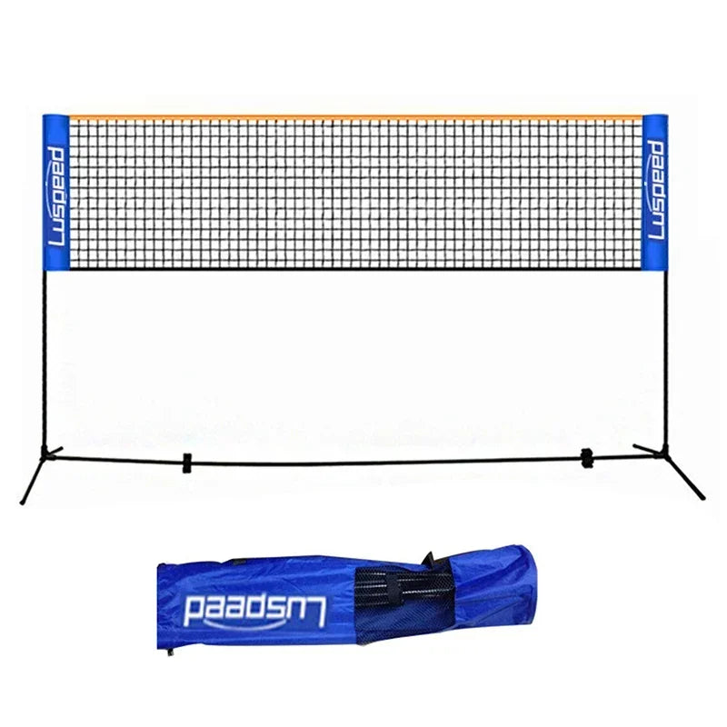 Portable Folding Standard Professional Badminton Net Indoor Outdoor Sports Volleyball Tennis Training Square Nets Mesh Zpaxo