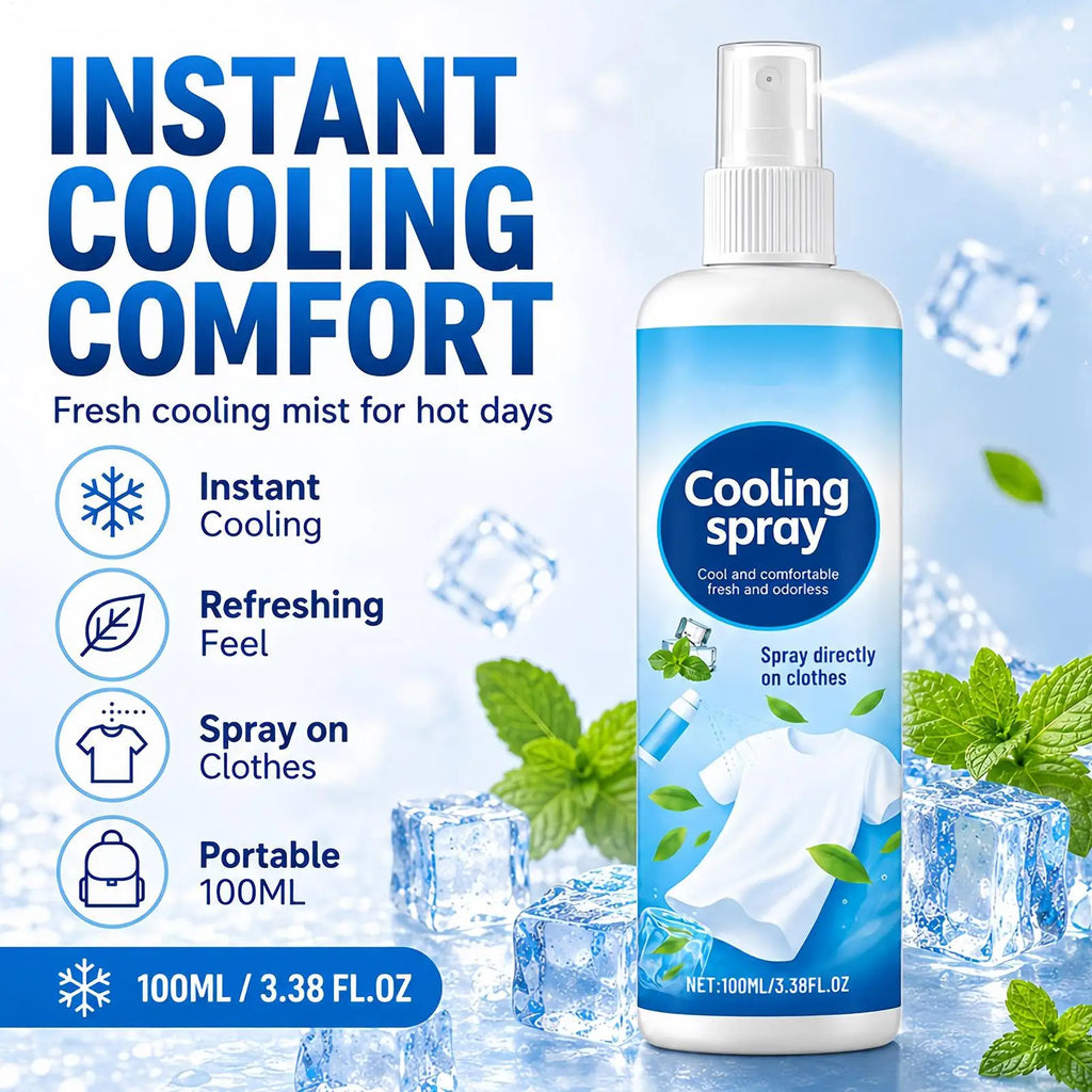 Cooling Spray Summer Portable Long-lasting Hydrating Body Clothing