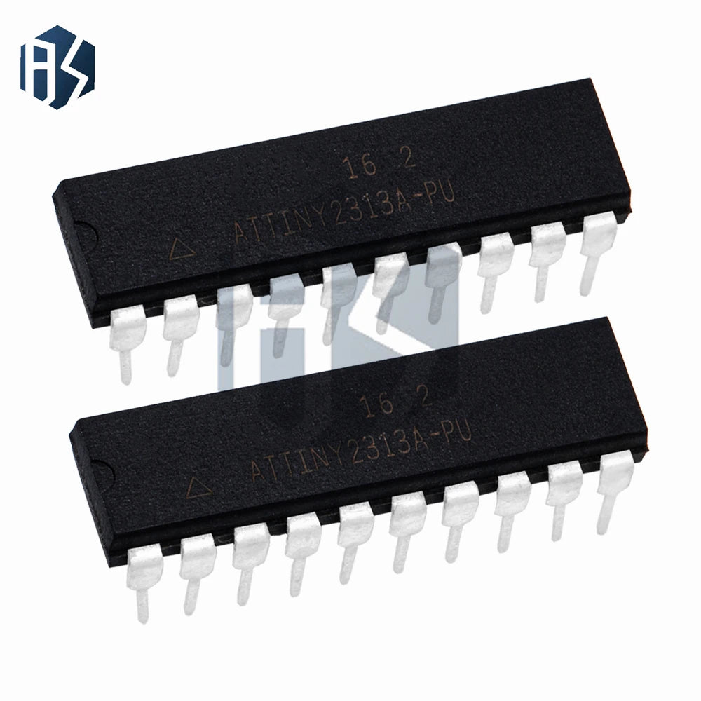ATTINY2313A-PU DIP20 AVR Microcontroller, 8Bit 2KB Flash 2.5V~5V Original New Chip Zpaxo Default Title