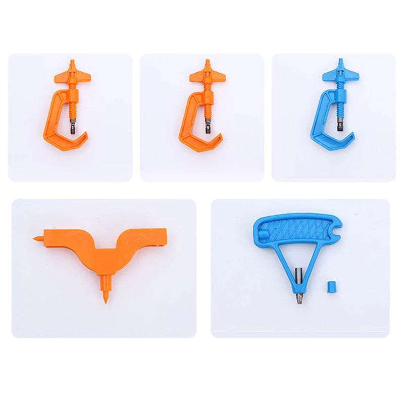 Irrigation LDPE Water Pipe Hole Puncher 8mm to 30mm Precision Punch Tool for Greenhouse and Farm Zpaxo