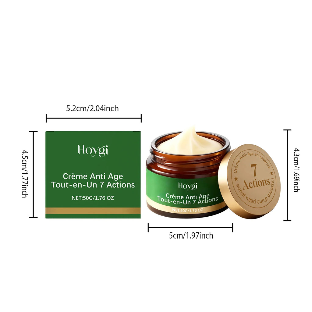 Hoygi 7-in-1 Anti-Aging Face Cream – Firm, Brighten & Hydrate Anti-Aging Face Cream Zpaxo 50g Boxed