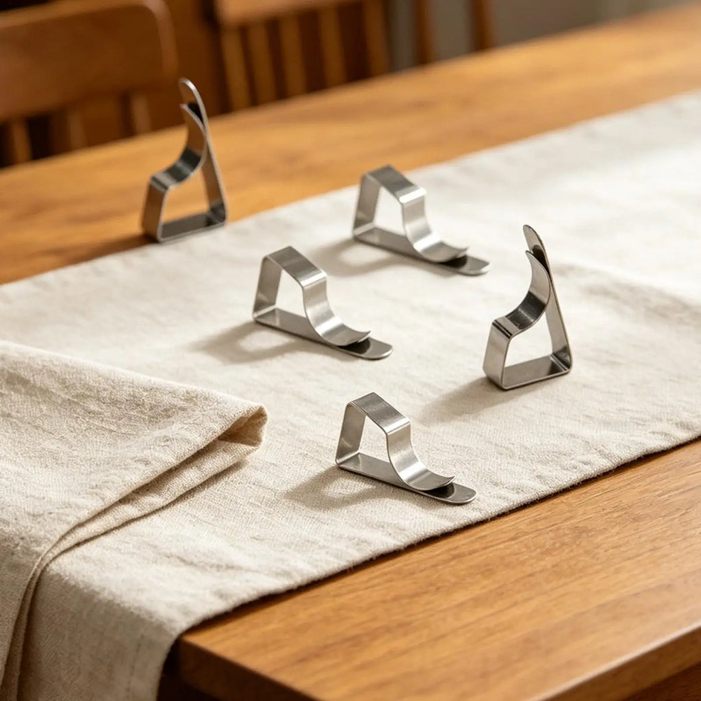 Tablecloth Clips Stainless Steel Windproof Table Cloth Holder Clamps