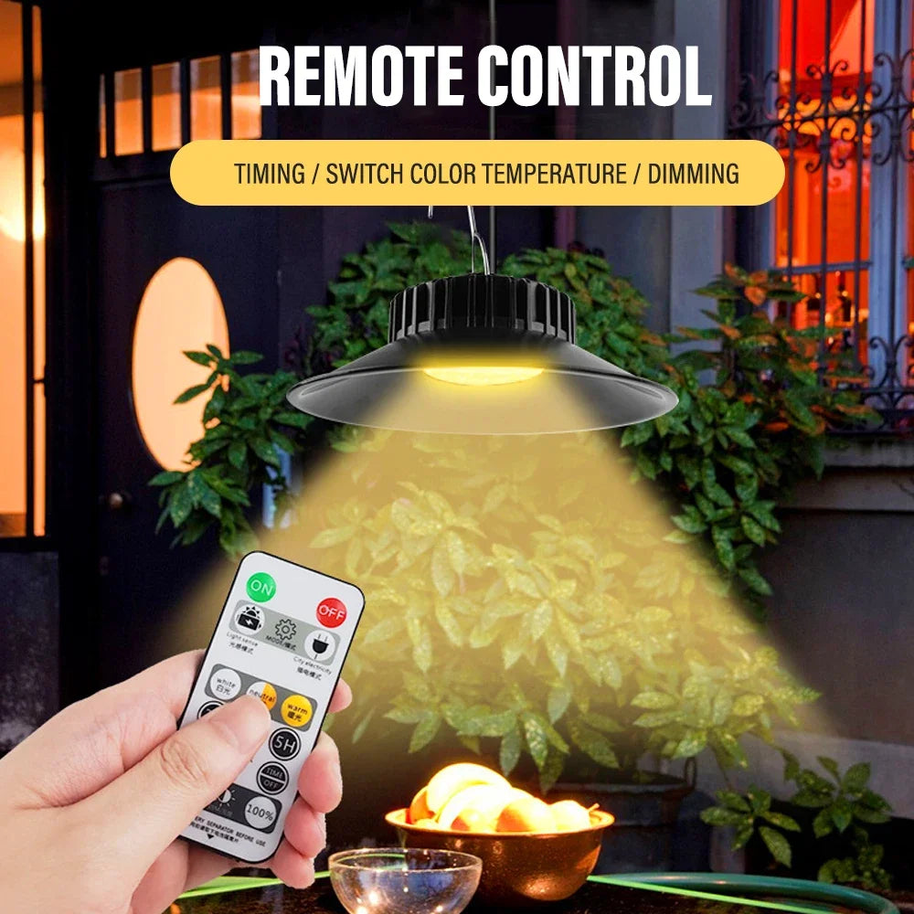 Outdoor Solar Projection Light Remote Control Waterproof Chandelier Zpaxo