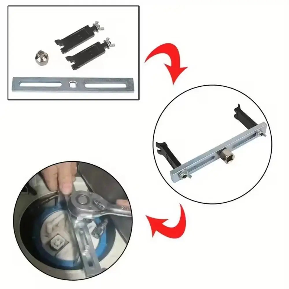 Adjustable Universal Fuel Pump Wrench Claw Design Bent Foot Removal Zpaxo