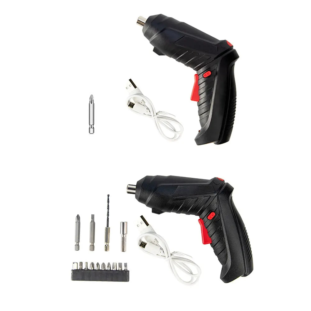 3 6V Electric Screw Driver Rechargeable Household Drill LED Lighting