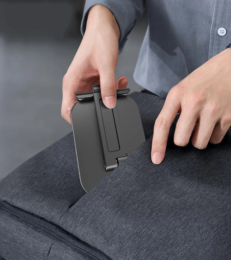 Three Sections Foldable Desk Mobile Phone Holder Tablet Desktop