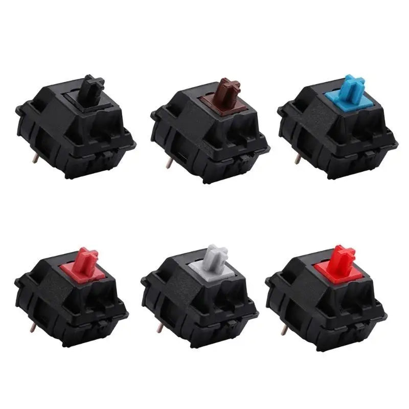 652F 3PIN CherryMX Switches Mechanical Gaming Keyboards Plate Mounted Zpaxo