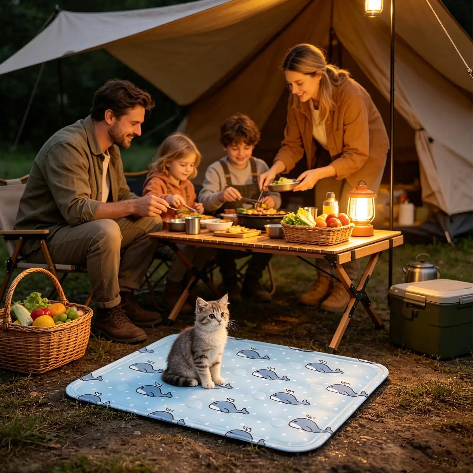 Cooling Pad Dog Thickened Portable Breathable Foldable Cat Bed Mat