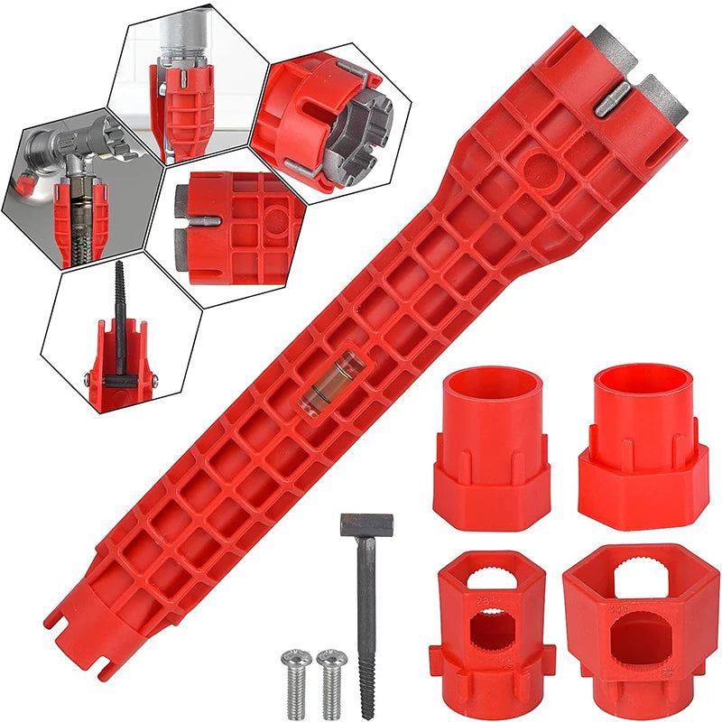 14-in-1 Multi-functional Wrench Sink Faucet Plumbing Repair Tool