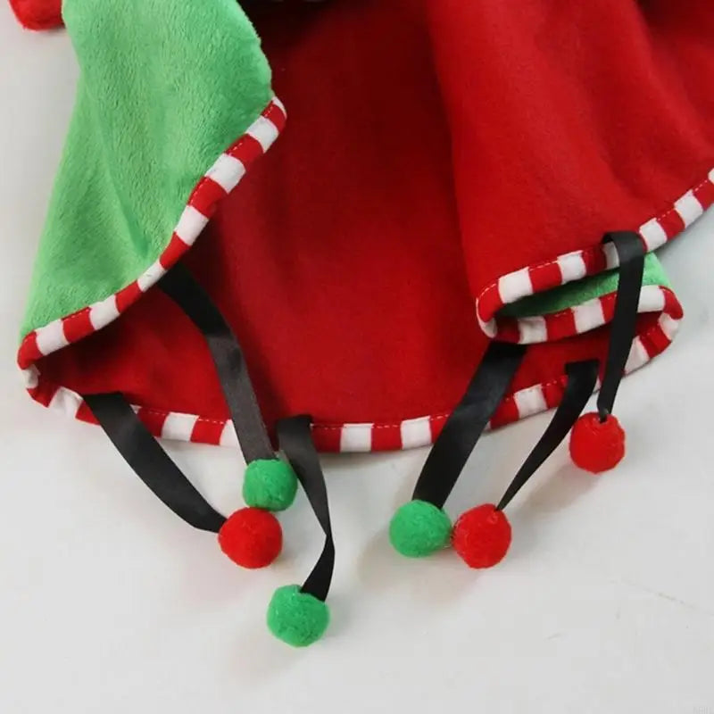 Christmas Pet Wrap Ventilated Fabric Holiday Party Costume Small