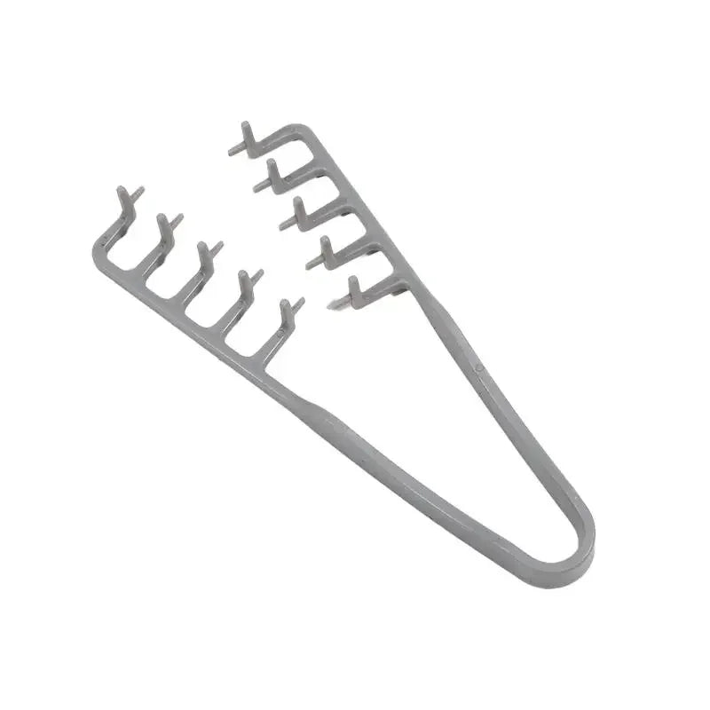 1PC Men's Volumizing Hair Comb Fluffy Roots Styling Tool Anti-Static Hairdressing Comb for Natural Curling Perm Daily Hair Care Zpaxo Gray