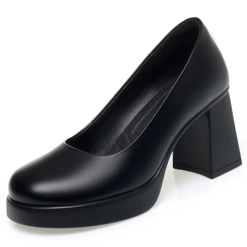 Ultra Heel Waterproof Platform Model Catwalk Work Shoes Professional Zpaxo