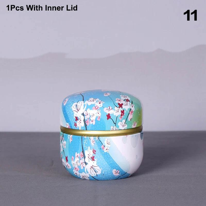 CMSmall Portable Storage Boxes Tea Caddy Box Containers Candle Cans