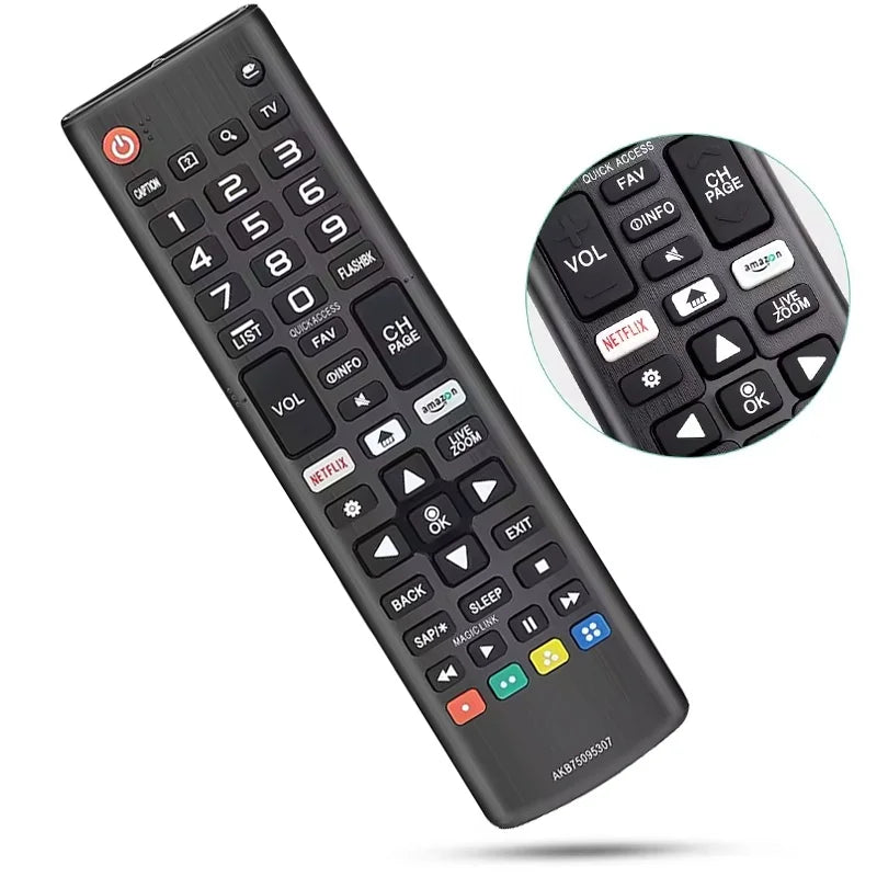 AKB75375607 Universal Remote Control For 4K Smart TV AKB75095307 AKB74915305 AKB7509530 AKB74915324 Replacement Remote Control Zpaxo