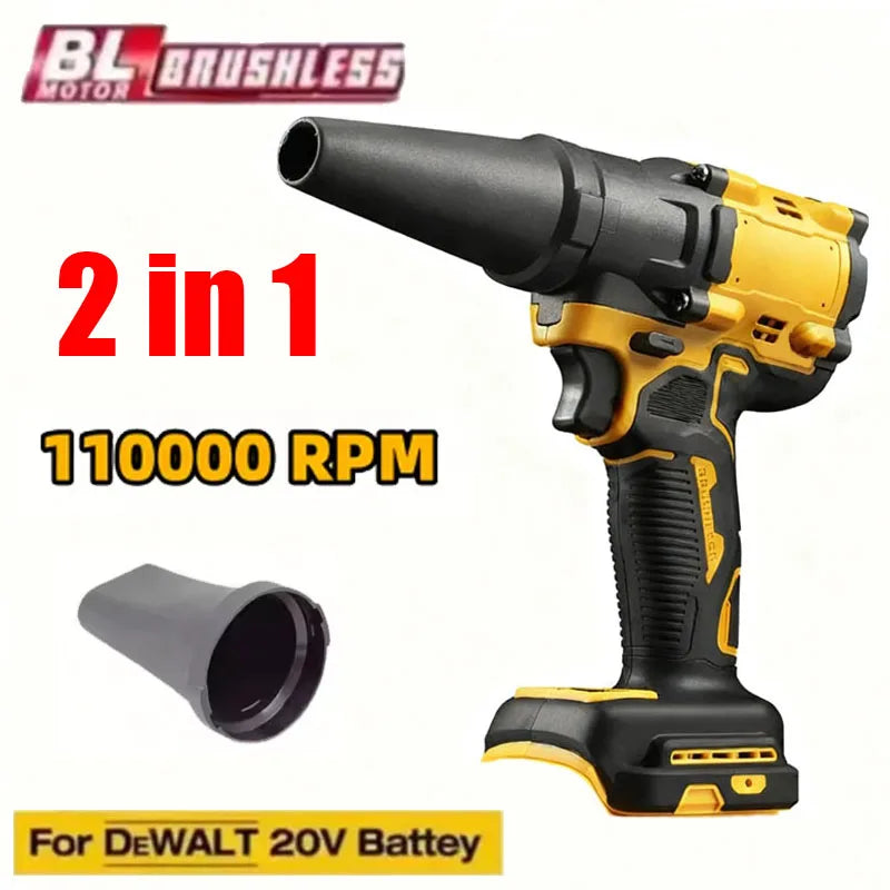 DeWALT 20V Battery 2-in-1 Brushless Turbo Blower Jet Fan Vacuum