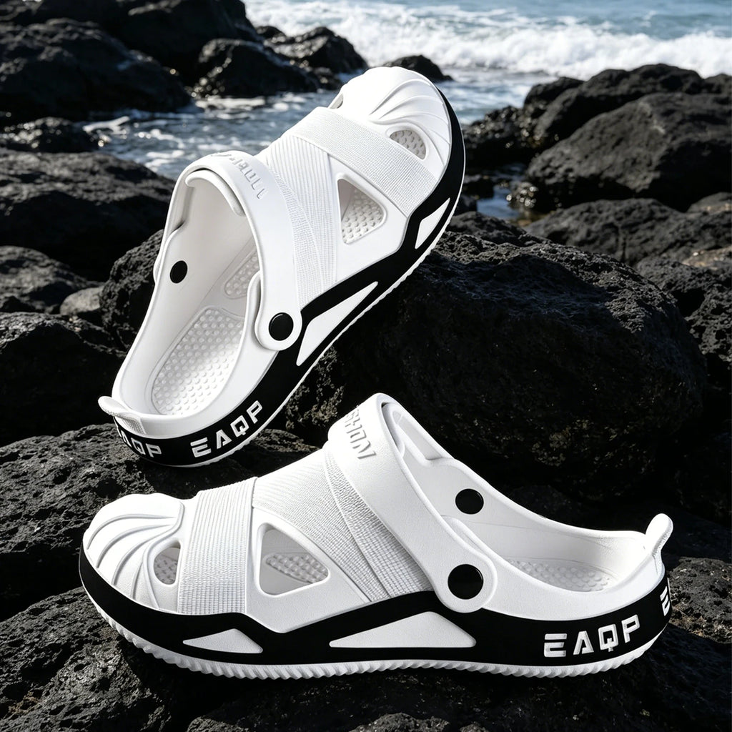 Men's Breathable Summer Clogs Anti-slip Outdoor Beach Shoes Casual