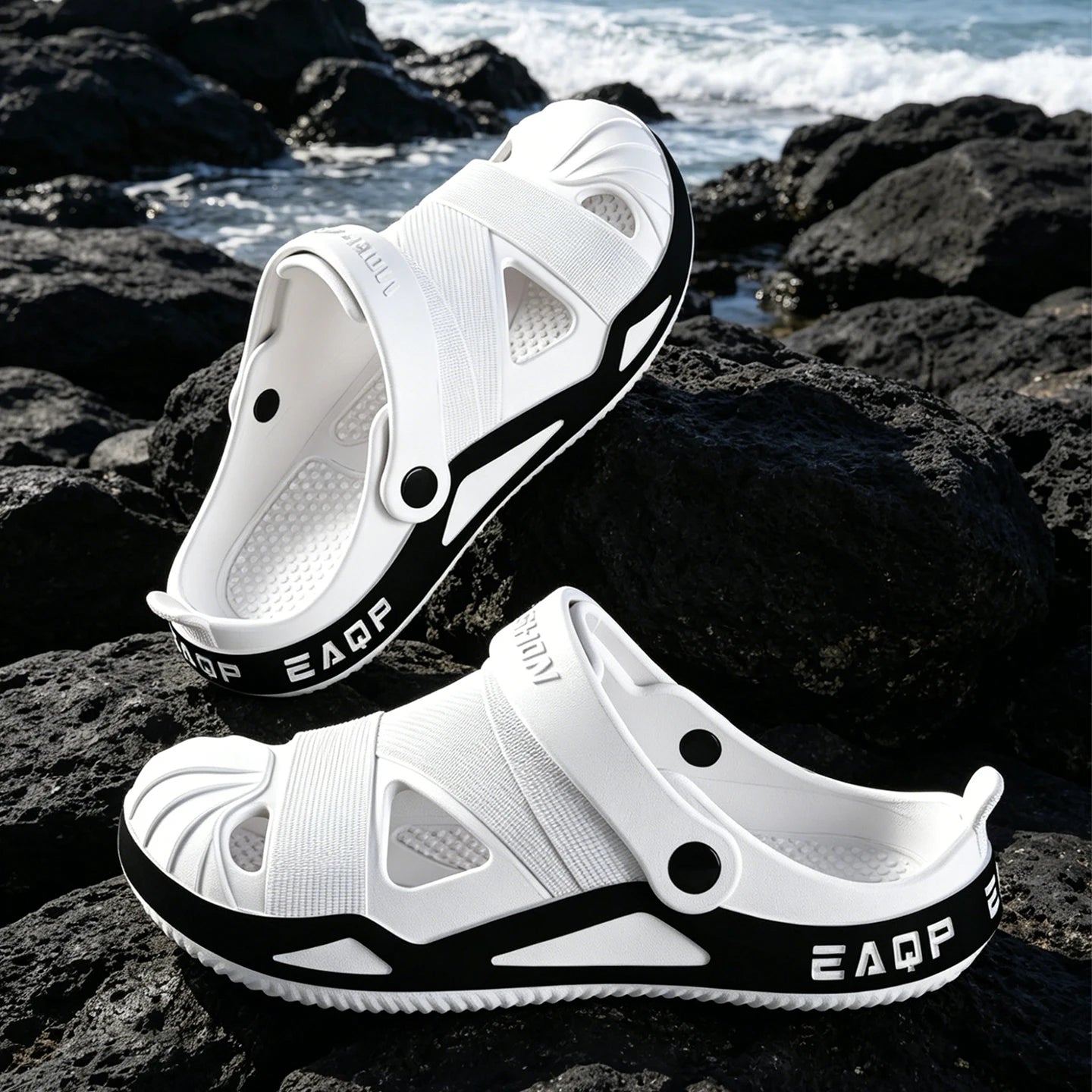 Men's Breathable Summer Clogs Anti-slip Outdoor Beach Shoes Casual