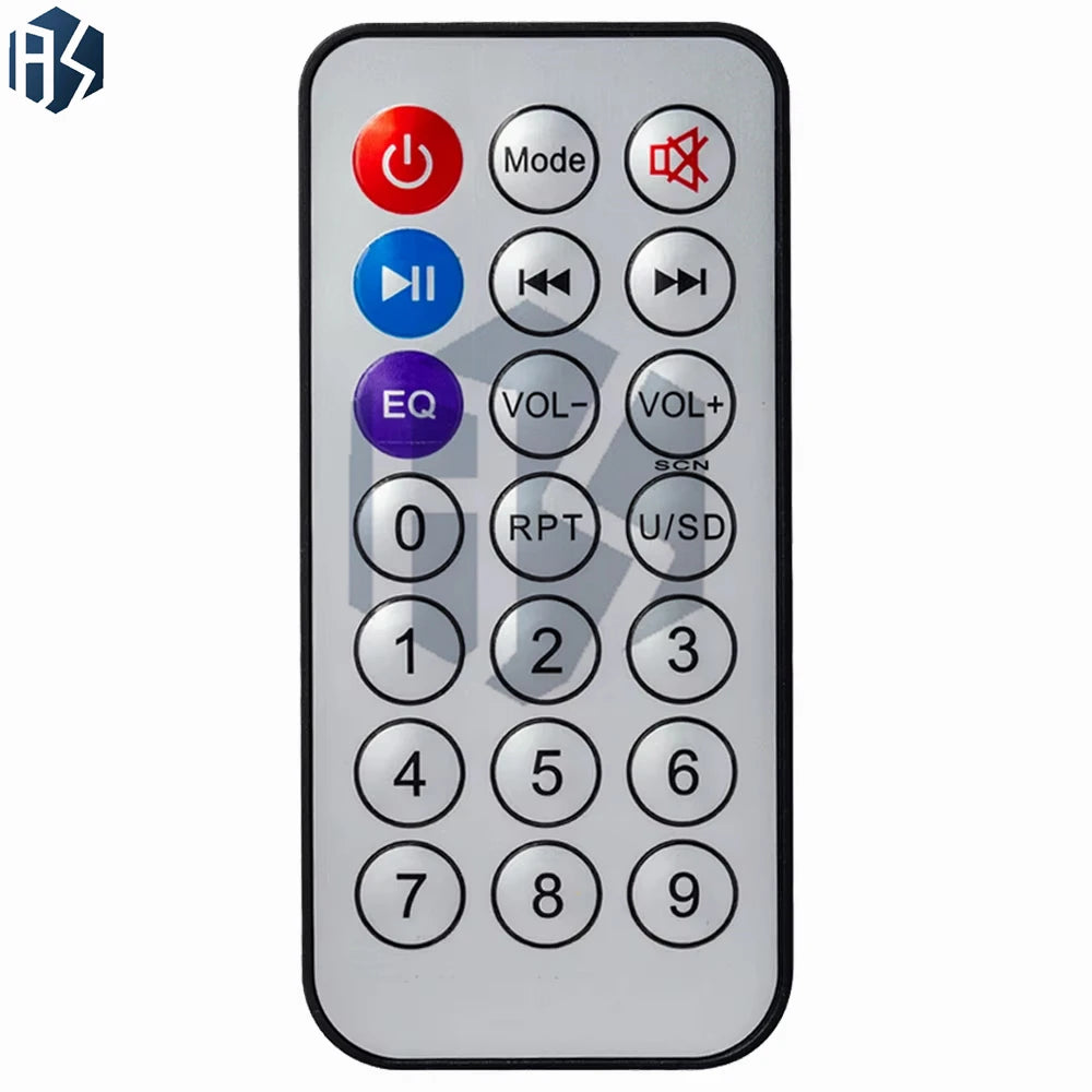 IR Receiver Bluetooth Audio Remote MP3 Infrared 21-key Control Zpaxo