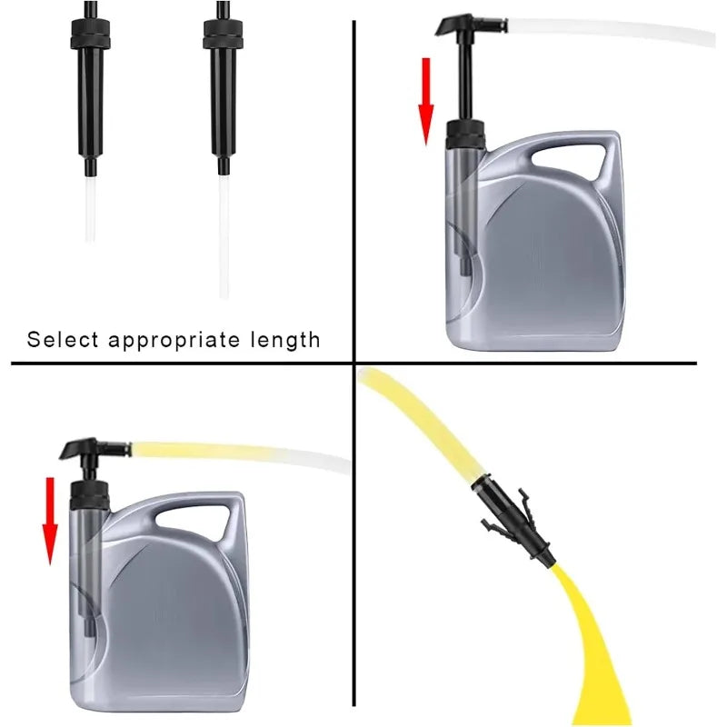 Manual Hand Siphon Pump – Fuel, Oil & Liquid Transfer
