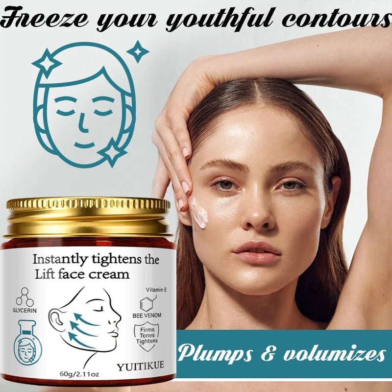 YUITIKUE Bee Venom Lift Face Cream – Firm & Tighten Skin Face Lifting Cream Zpaxo