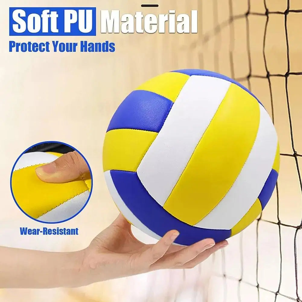 Size 5 Volleyball Professional Training Match Game Ball PU Soft Inflatable Waterproof For Beach Outdoor Indoor Practice Ball Zpaxo