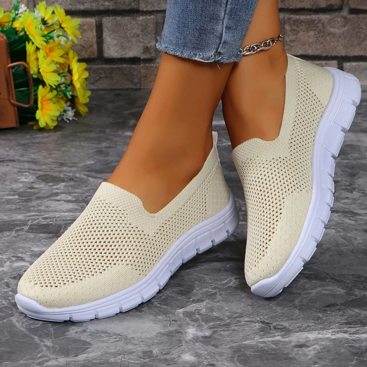 Women Sneakers 2024 Spring Summer Casual Single Shoes Old Beijing Zpaxo