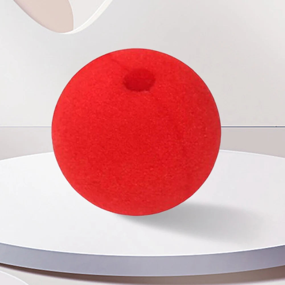 Red Sponge Balls Foam Circus Clown Nose Reusable Day Ball Soft