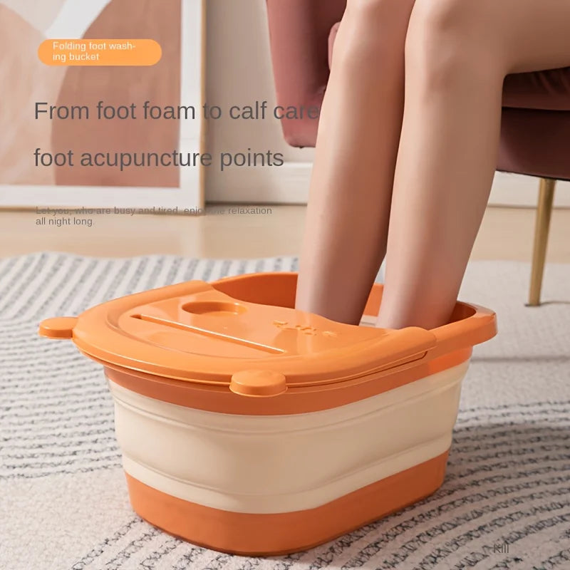 1pc Foldable Foot Bath Tub, Foot Bath Tools, Foot Bath Massager, Foot Bath Tub, Large Foot Bath Tub, Bathroom/Toiletries Zpaxo As shown