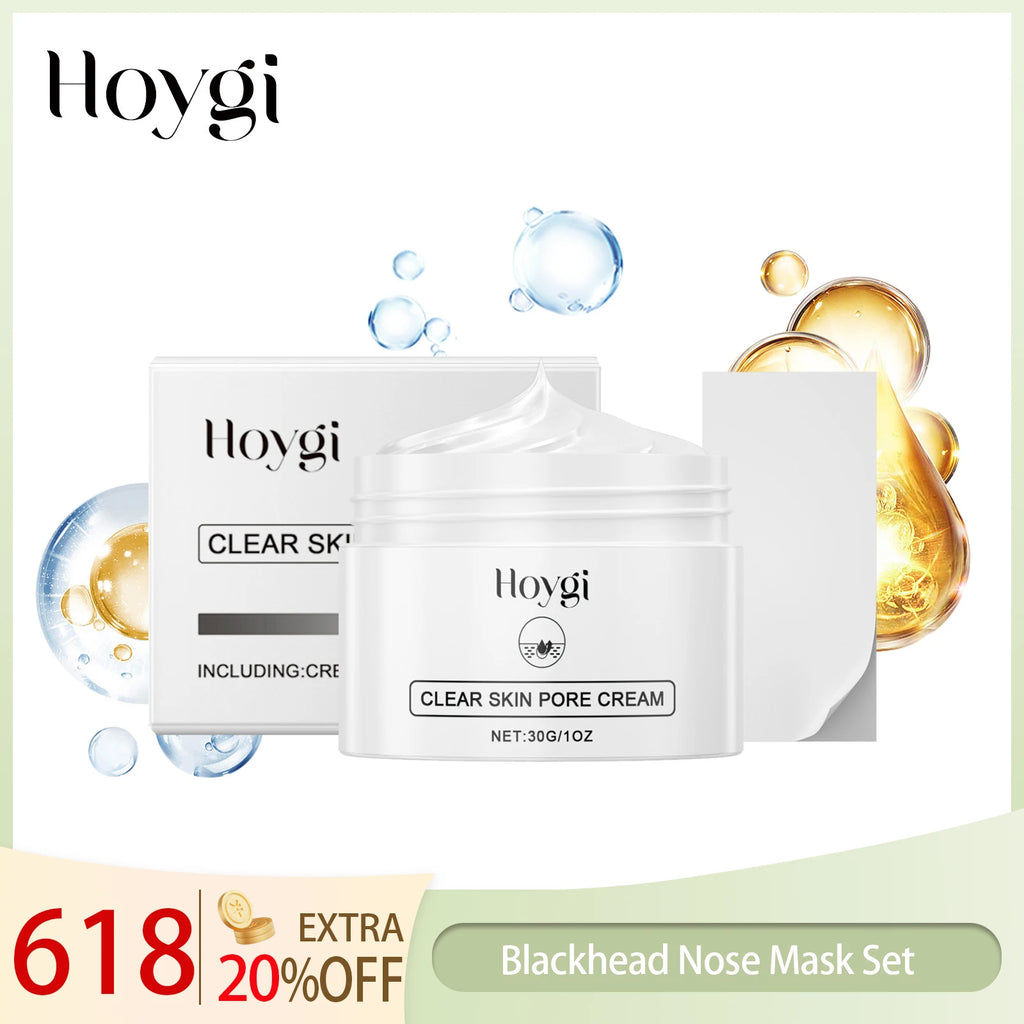 Hoygi Blackhead Remover Nose Strips Kit Deep Cleansing Pore Minimizing Gentle Non-Irritating Fast Absorbing All Skin Types Zpaxo