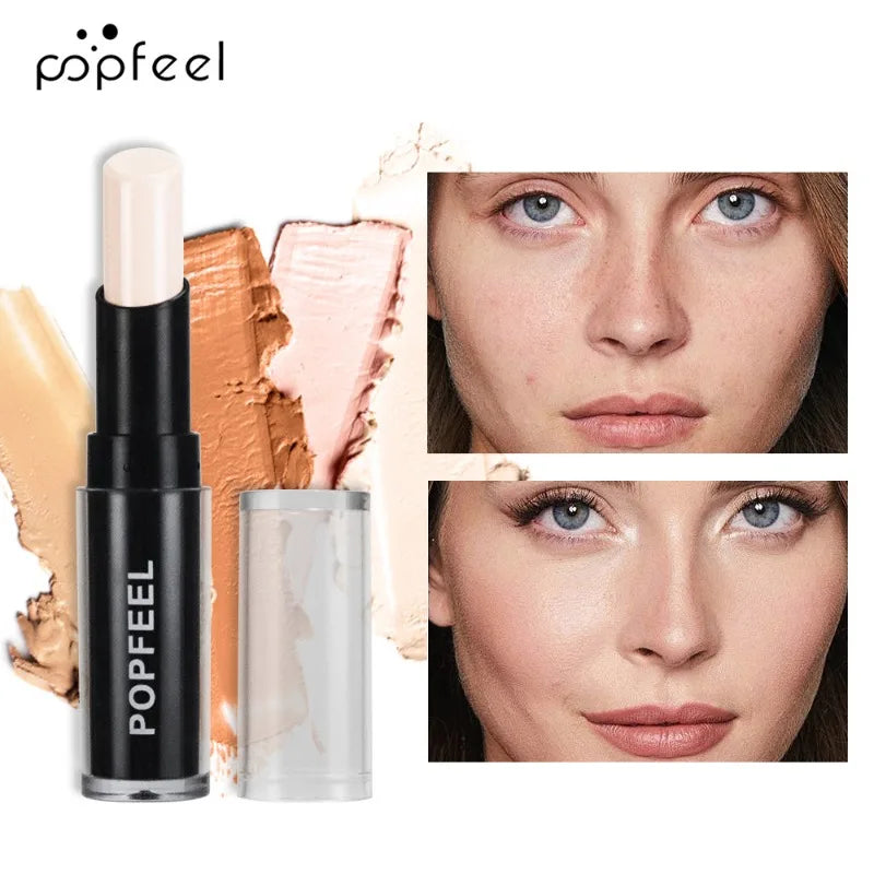 4 Colors Facial Foundation Concealer Stick Lasting Coverage Dark Skin