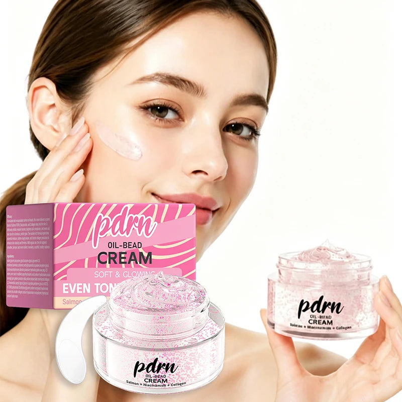 PDRN Salmon Oil Bead Moisturizer Cream 50g – Hydrating Face Cream Face Moisturizer Cream Zpaxo